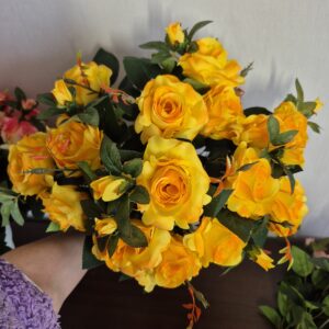 Троянди букет, відкриті, жовтий