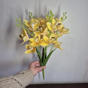 Орхідея латексна, букетиком, лимонний