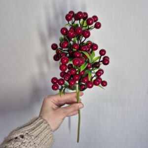 Грона декоративні, 33 см, червоний