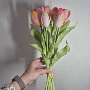 Гелеві тюльпани Класичні, 36 см, світло-рожевий 1